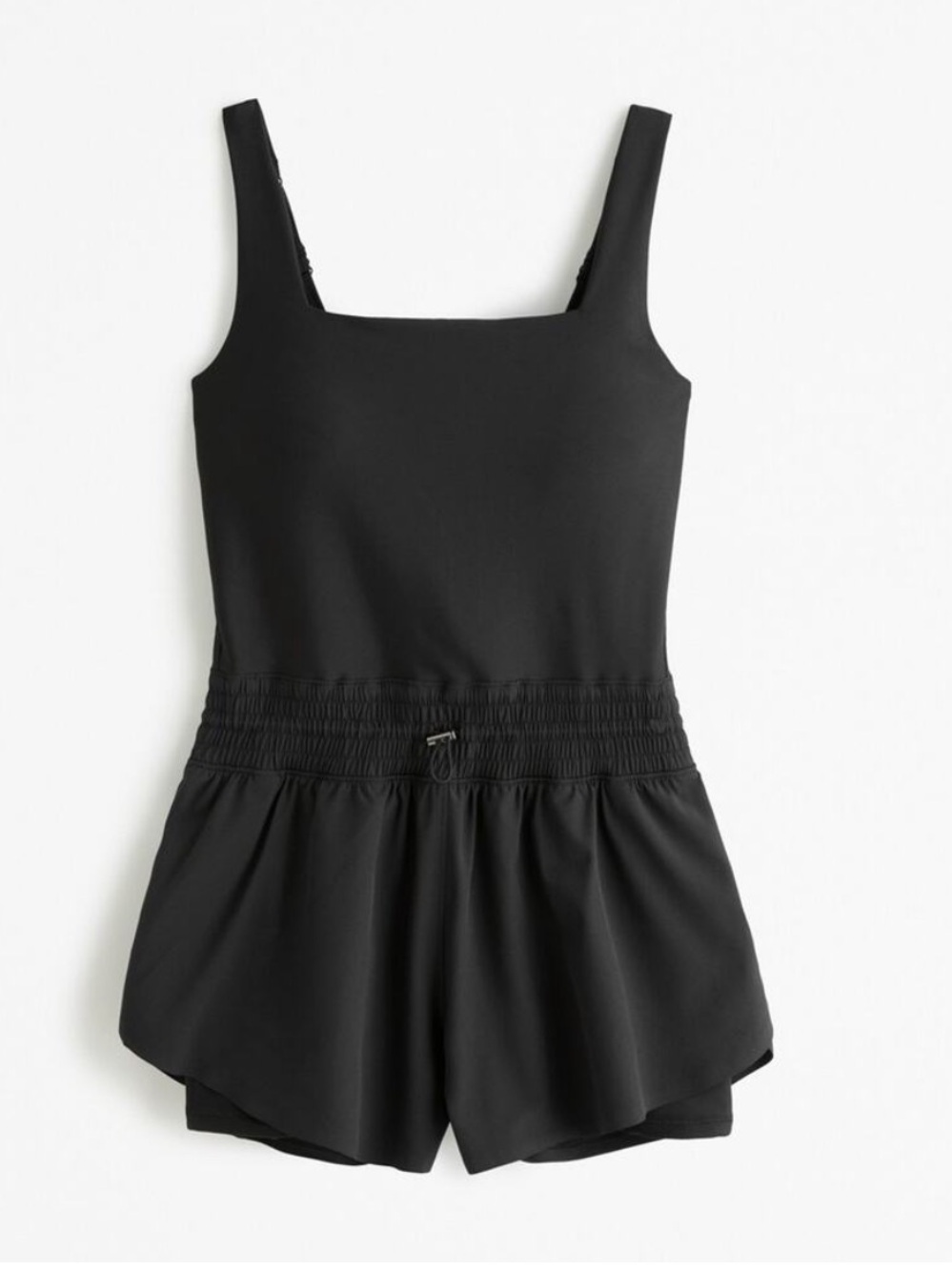Abercrombie & Fitch Black Sleeveless Romper